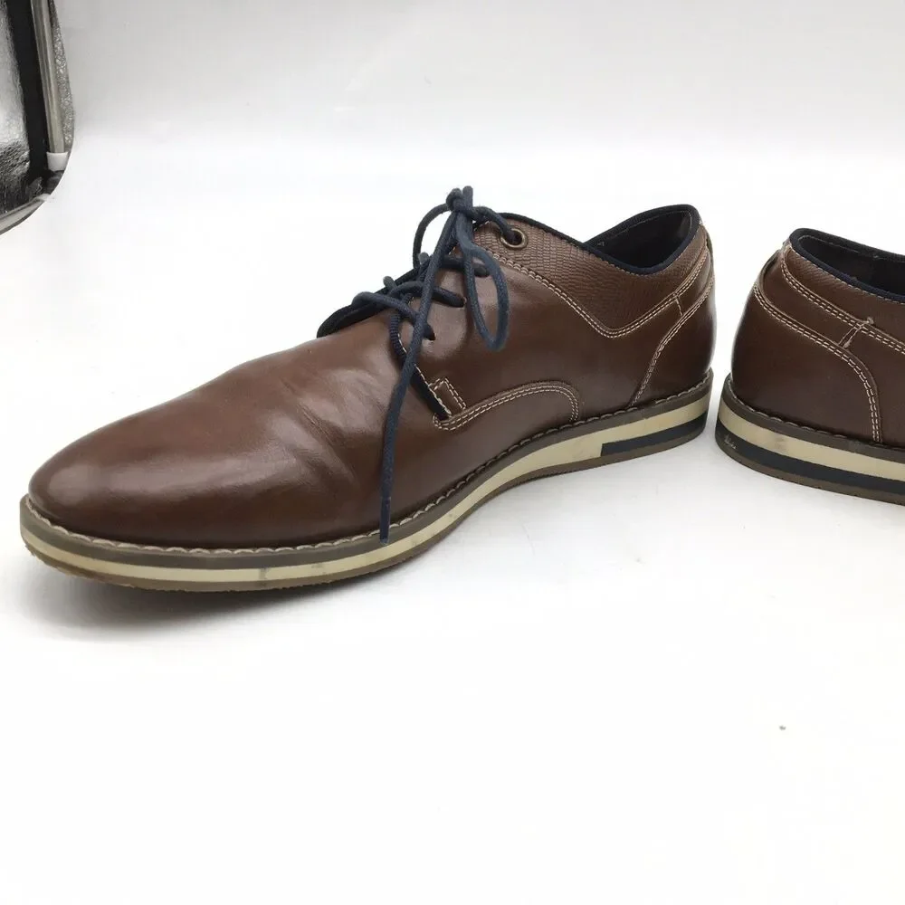 Unlisted Kenneth Cole Men's Oxfords Lace Up Shoes Brown Size 8